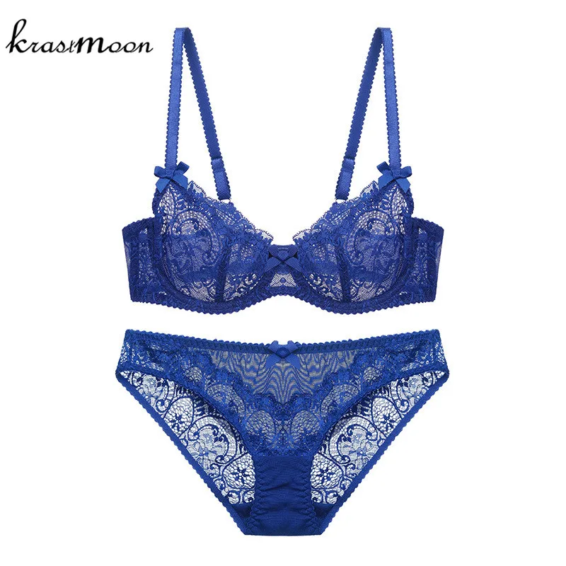 Большие размеры полностью кружевные тонкие чашечки сексуальный бюстгальтер