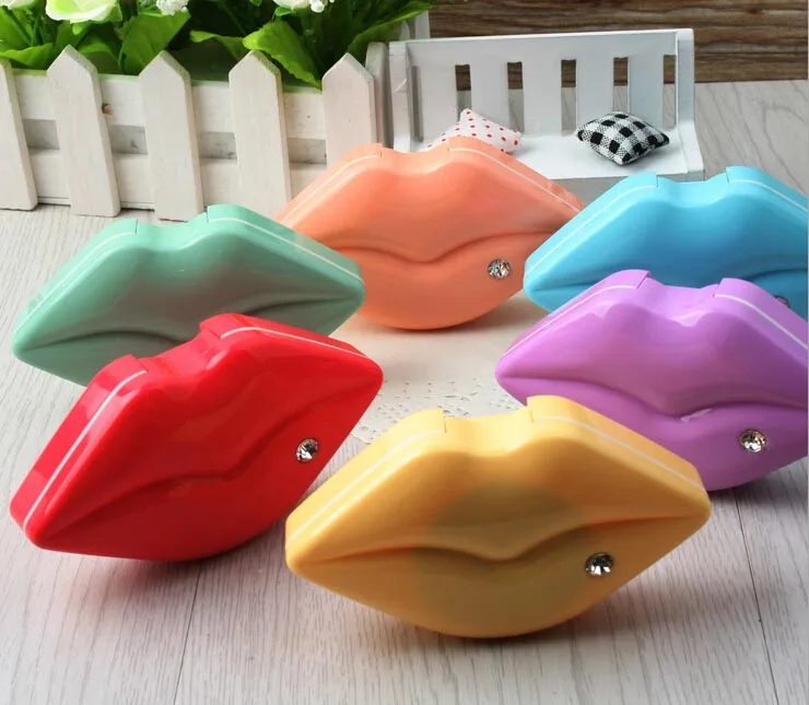 Бесплатная доставка! 1 лот = 8 комплектов! Коробка для контактных линз с половыми