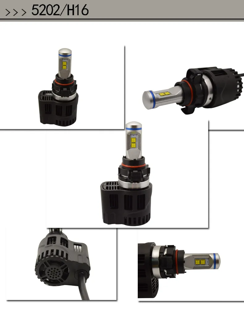 DLAND P6 55 Вт авто светодиодный лампы KIT огни 5200LM, IP68 H1 H3 H4 H7 9006 9005 H8 H10 H11 H13