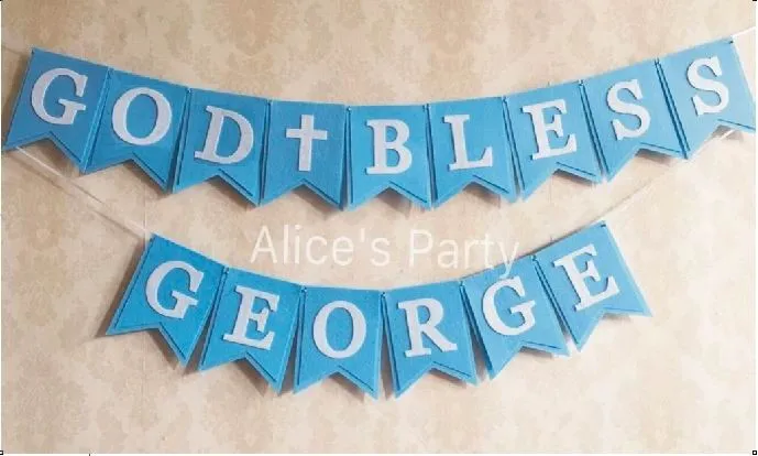 Ручная работа флажки для детского праздника персонализированное название