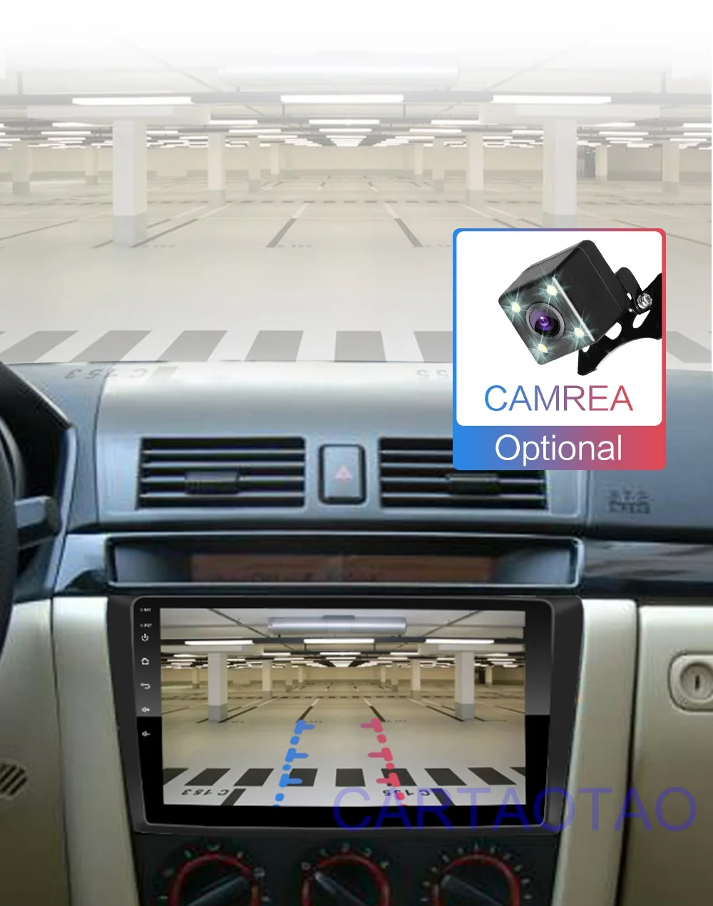 2G+ 32G " 2din Android 8,1 GO автомобильный Радио gps навигация wifi Bluetooth плеер карта для Mazda 3 2004-2013 автомобильный dvd-плеер