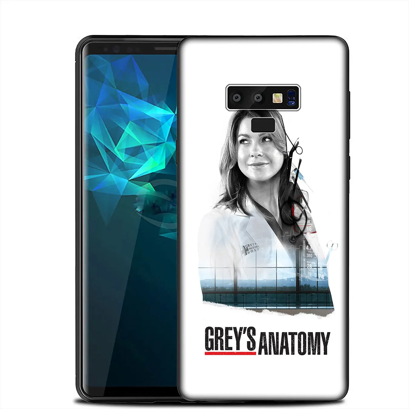 American TV Greys Anatomy Nurse doctor Pattern Case for Samsung Galaxy A6 A9 A8 A7 2018 A3 A5 2016 2017 Note 9 8 10 Plus Lite |
