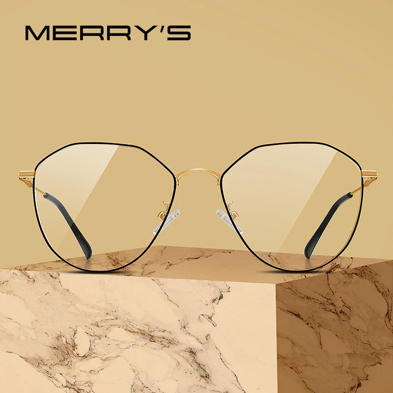 

MERRYS DESIGN Women Fashion Trending Glasses Frame Unisex Myopia Prescription Optical Eyeglasses S2017