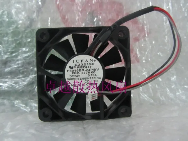 

F6015er-24pbv fx2-5776 00 dc24v 0.18a 6015 cooling fan