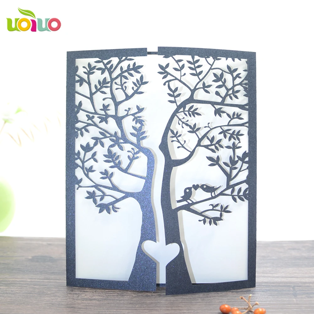 10 шт./компл. золотые Романтические свадебные пригласительные открытки Изящные