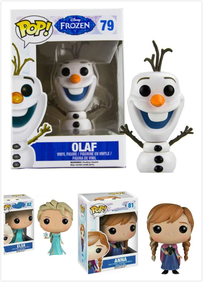 Funko POP оригинальная замороженная Снежная Королева Принцесса Кукла Коллекция Модель игрушки Анна Эльза Виниловая фигурка игрушки для детей