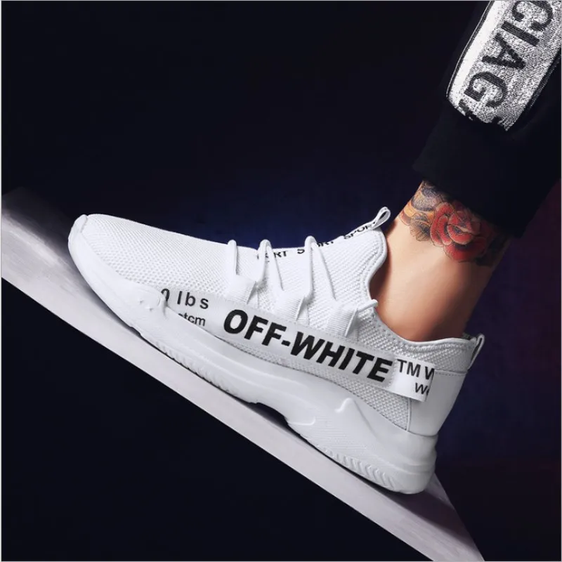 SORRYNAM 2018 лето с-белый с дышащей сеткой Для мужчин Повседневное обуви эспадрильи