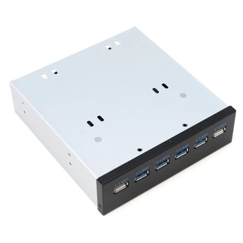4 порта USB 3 0 + 2 концентратор расширения 5 25 ''флоппи-Бей передняя панель #233505 |