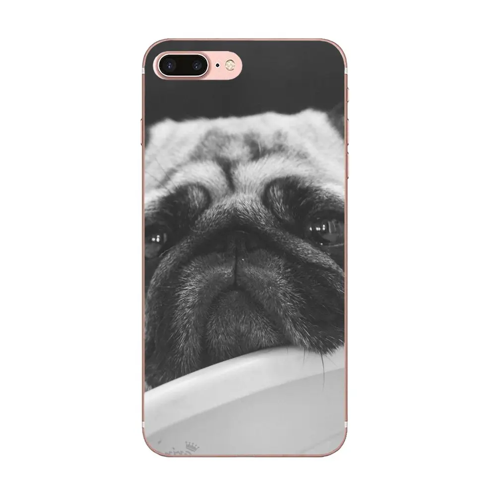 Игрушка собака мопс с милой собачкой для Huawei Honor 4C 5A 5C 5X6 6A 6X7 7A 7C 7X8 8C 8 S 9 10 10i 20 20i Lite рro мягкий чехол для мобильного телефона чехол для телефона