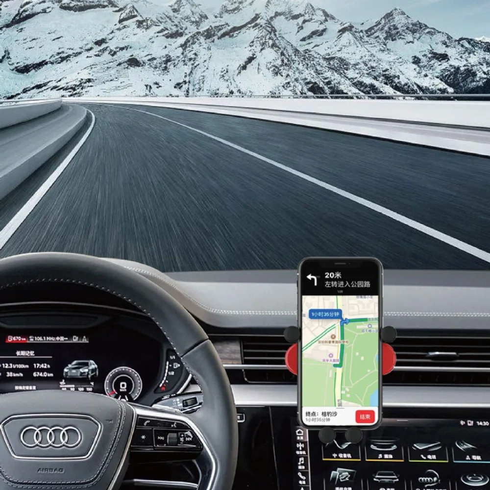 Автомобильный держатель для телефона на самолет с функцией быстрой беспроводной