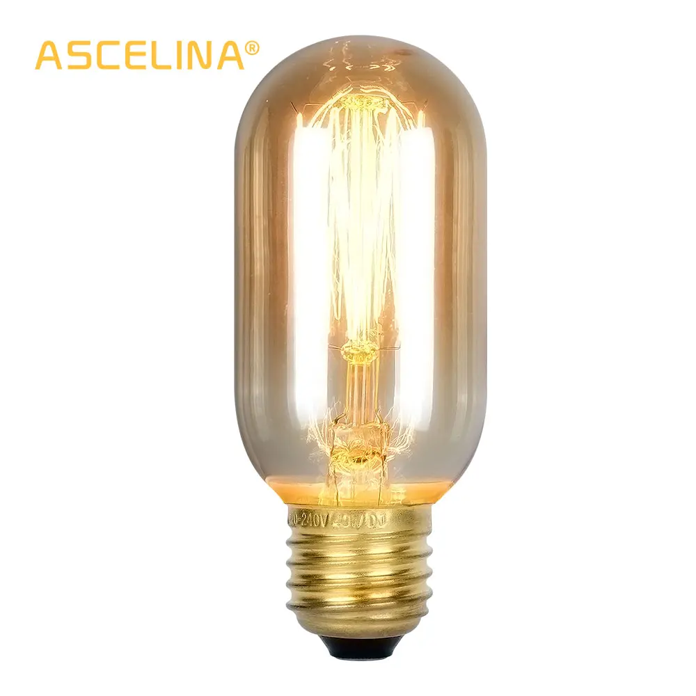 Винтажная лампа Эдисона ASCELINA накаливания в стиле ретро промышленный светильник