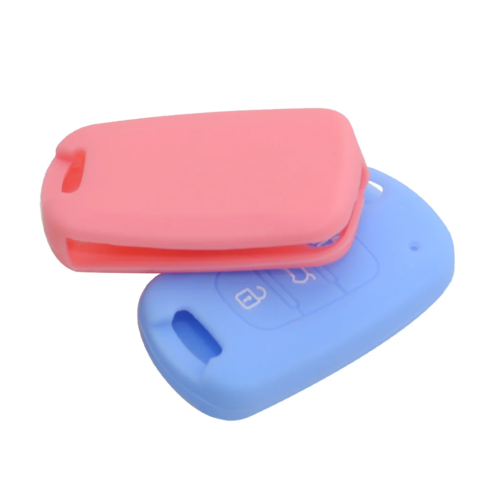 1 шт. силиконовый защитный чехол для автомобильного ключа Kia RIO K2 K5 Sportage Sorento Hyundai i20