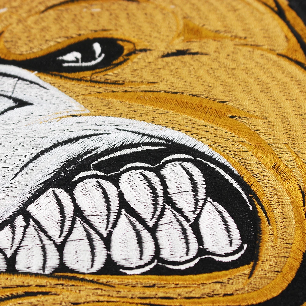 10 шт. аппликация для вышивки головы собаки|Заплатки| |