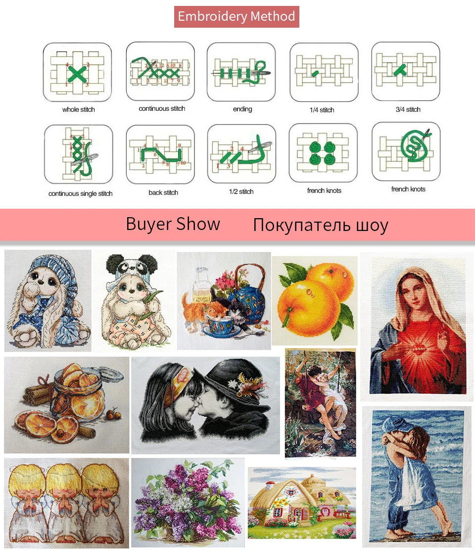 Joy Sunday Пейзаж Вышивка крестом ткань Печатный холст Aida DMC Набор для вышивки DIY набор для рукоделия вышивка крестом иглы