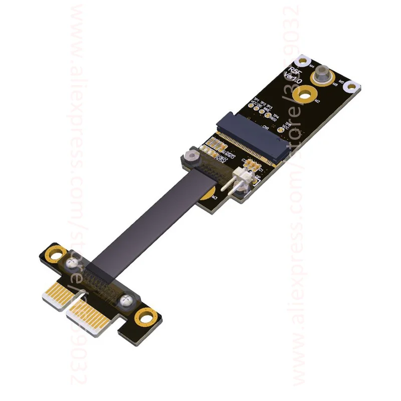 M.2 A.E. Ключ WiFi к PCIe x1 адаптер расширения Gen3.0 беспроводная сетевая карта ленточный