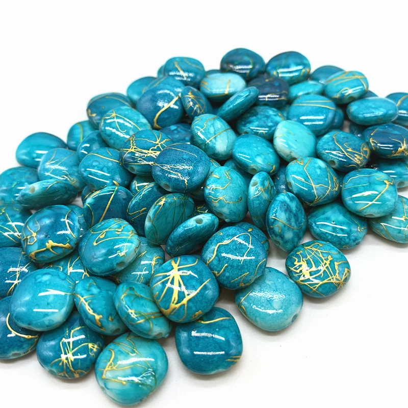 

50pcs/lot 12mm Acrylic Beads Spacer Loose Beads For Jewelry Making DIY Bracelet Earring#QI04