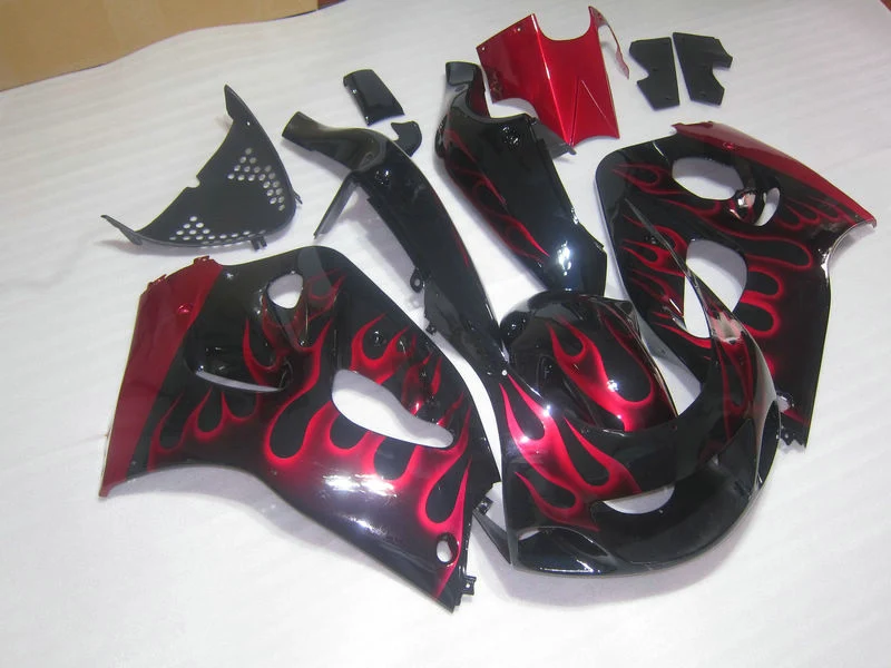 Бесплатная 7 подарков обтекатель комплект для SUZUKI SRAD GSXR600 750 1996-2000 96 97 98 99 00 Красный