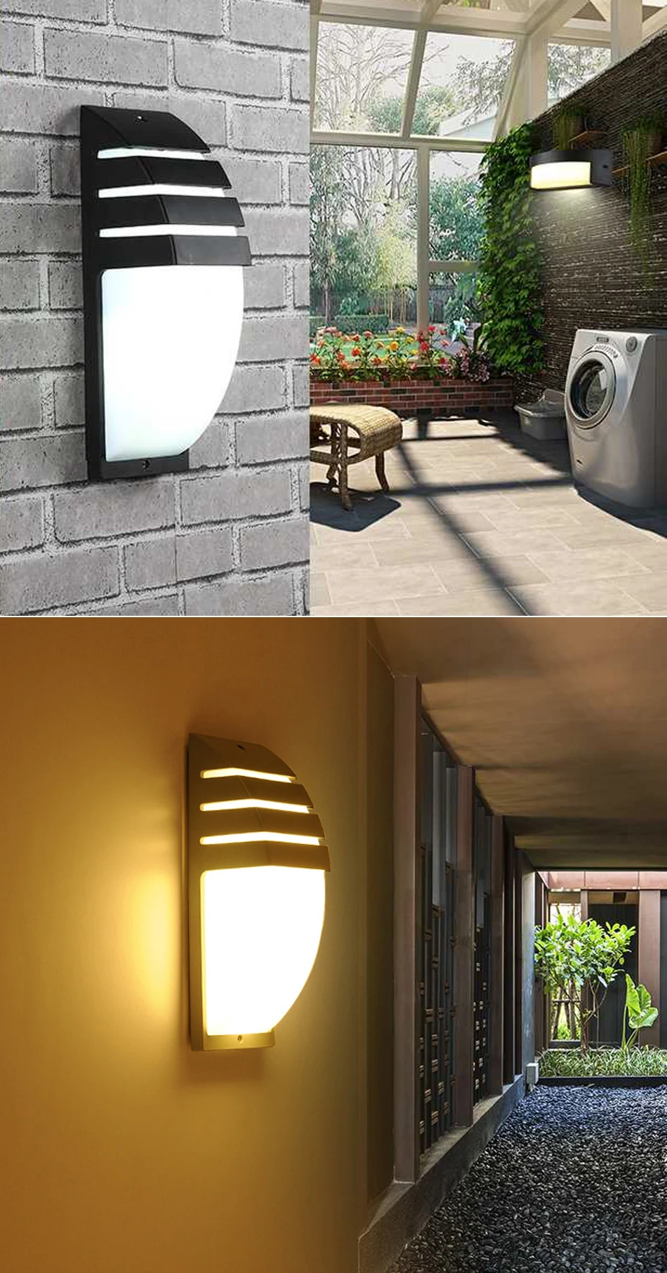 Водонепроницаемый светодиодный настенный светильник для крыльца 12 Вт