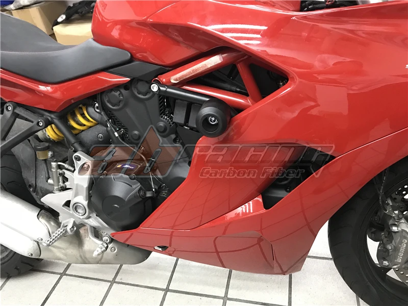 Рамка Защита от Краш ползунок бобины для задний фонарь тормоза для Ducati supersport/S недавно