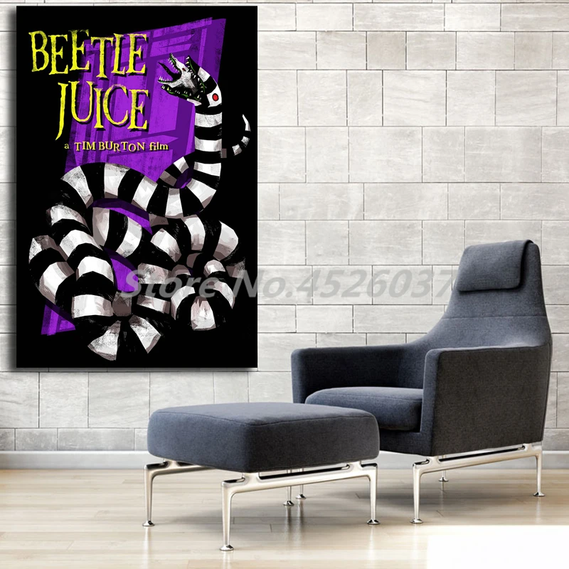 Картина из фильма Beetlejuice HD обои настенные художественные Холст Плакаты печатные