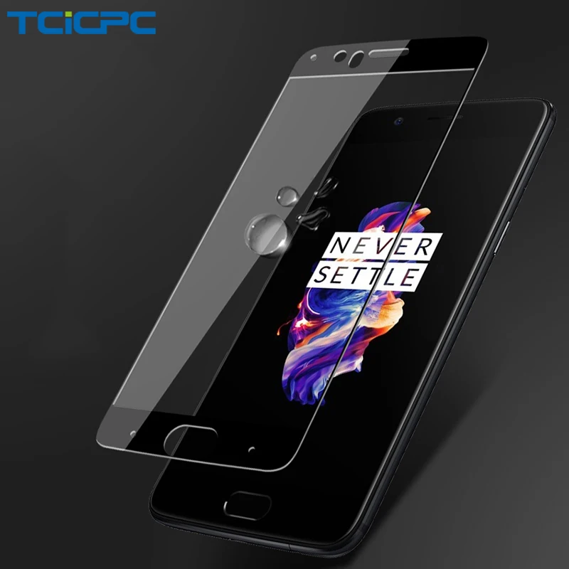 TCICPC защитное стекло на Oneplus 5 9H HD прозрачное нано полное покрытие закаленное для One
