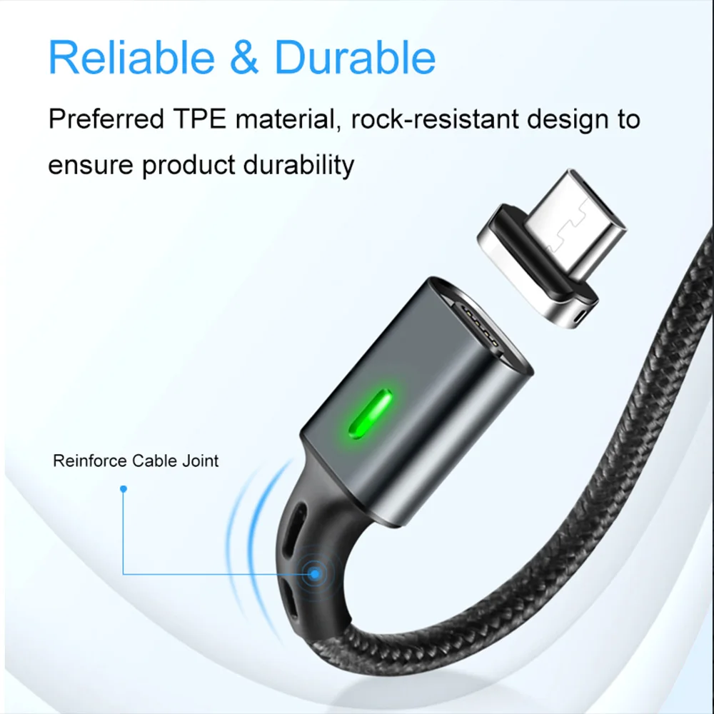 3A Быстрый Магнитный QC 3 0 кабель Micro USB для Iphone зарядка Магнит samsung Xiaomi huawei|Зарядные