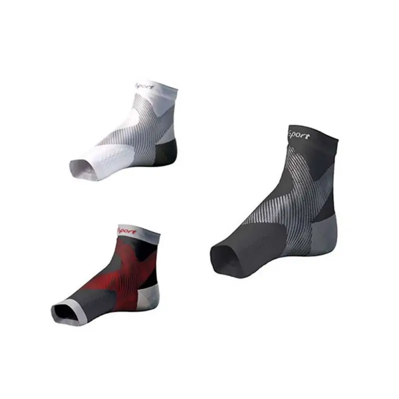 1 Pair Ankle Support Printed Cotton Nylon Foot Sleeve Heel Cover Protective Wrap Sportswear |