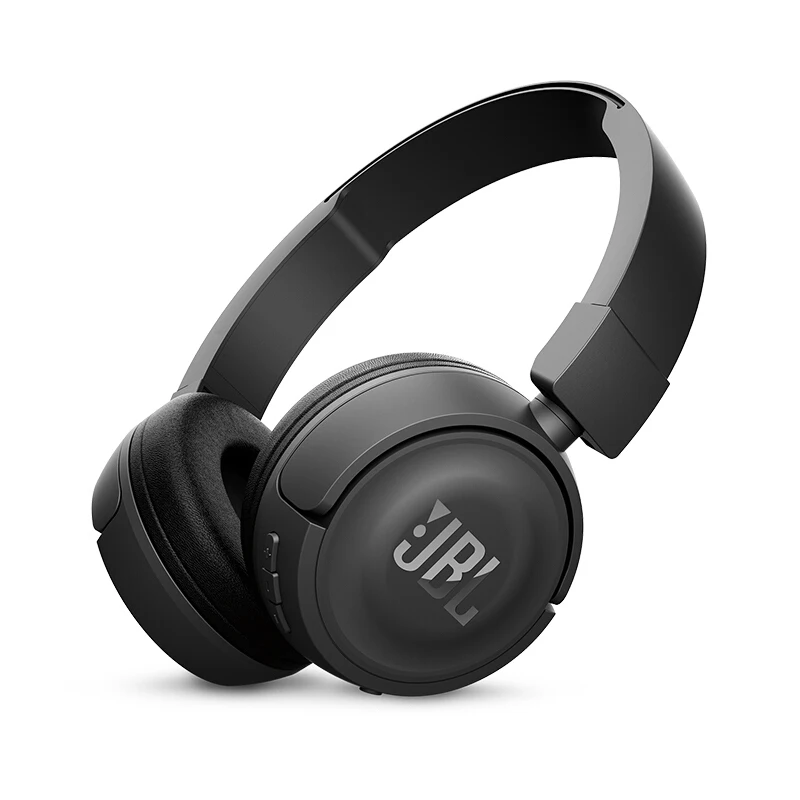 Black JBL T450BT беспроводные Bluetooth наушники портативные плоские складные наушники на ухо с микрофоном шумоподавление и управление музыкой - Цвет: Black
