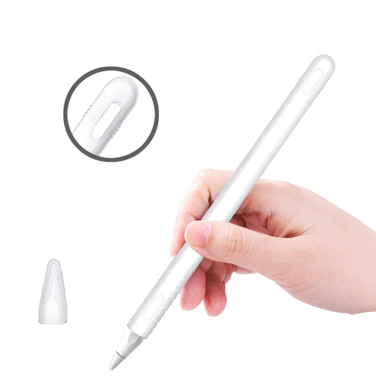 Мягкий силиконовый чехол для Apple Pencil 2-го поколения Чехол для iPad Pro карандаш 2 Набор колпачков держатель планшет ручка-стилус чехол