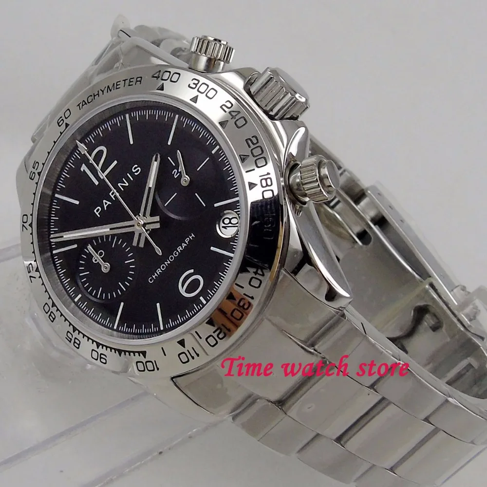 Мужские водонепроницаемые часы с хронографом 39 мм | Наручные