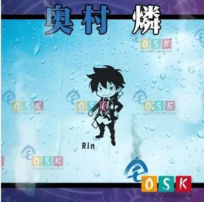 Ao no Exorcist okumura rin виниловая наклейка на стену декоративная домашнее украшение