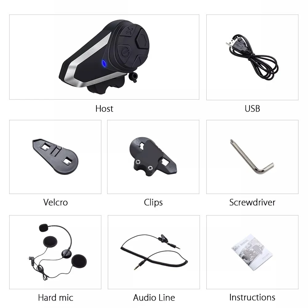 BT-S3, 1000 м, мотоциклетный шлем, домофон, беспроводной шлем, Bluetooth гарнитура, водонепроницаемый, BT, переговорный, Intercomunicador Moto FM