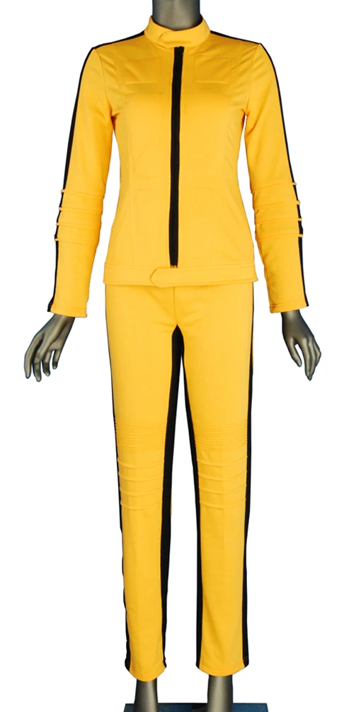 Женский желтый костюм Kill Bill невесты на Хэллоуин для взрослых|cosplay costume|halloween