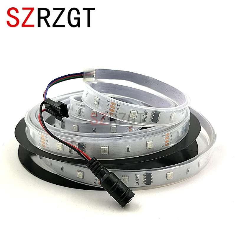 5 м RGB Мечта Волшебная Светодиодная лента DC12V 6803 IC IP67 водонепроницаемая