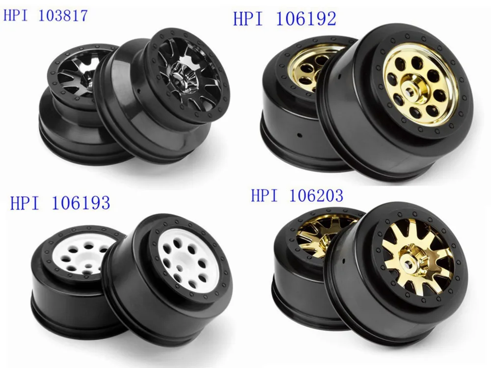 HPI Racing Blitz короткий грузовой автомобиль MK10 V2 матовое золото 4 5 мм офсетная 106203 1