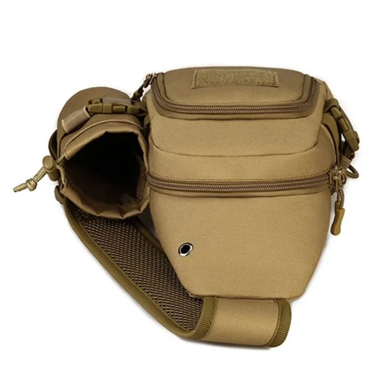 Men's bag military waterproof casual backpack nylon travel single shoulder men's women's breast bags free holograms | Багаж и