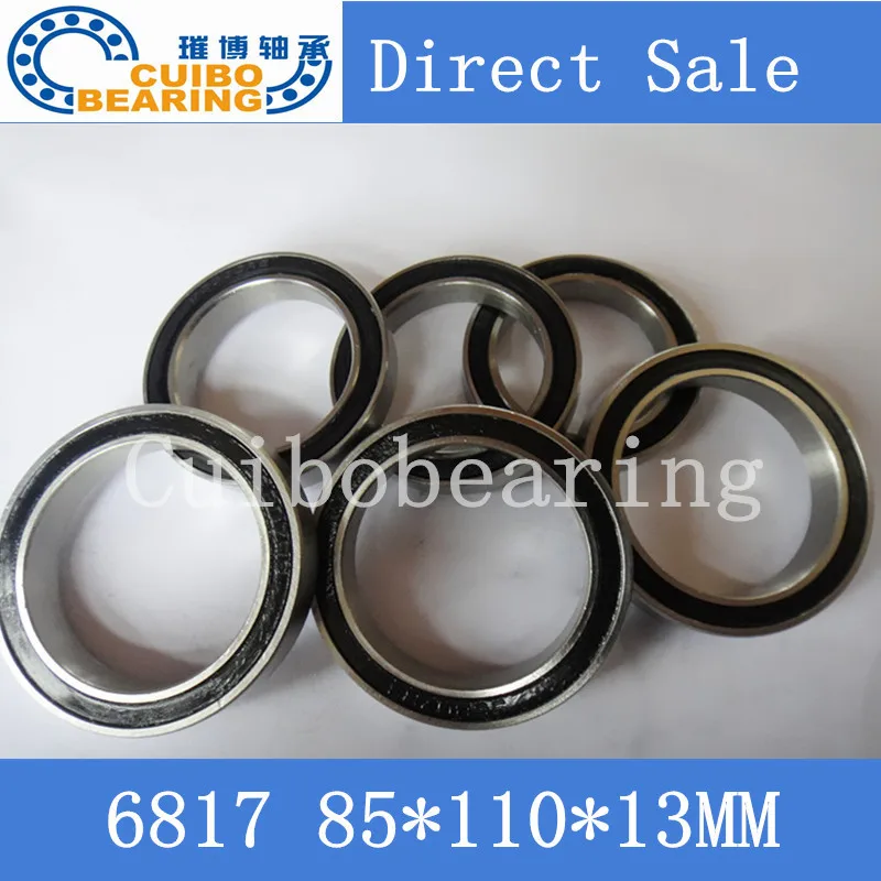 

2PCS 6817 2RS Metric Thin Section Bearings 61817 RS 6817RS SIZE:85x110x13