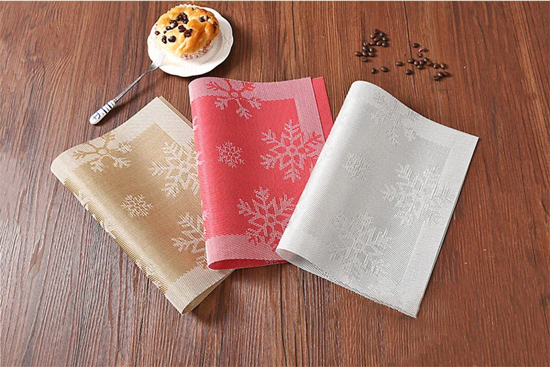 4 шт./лот роскошный отель ПВХ Placemat Домашний Настольный коврик Салфетки сервировочные моющийся маслостойкий изоляционный стол коврики чаша коврики под тарелки Coaster