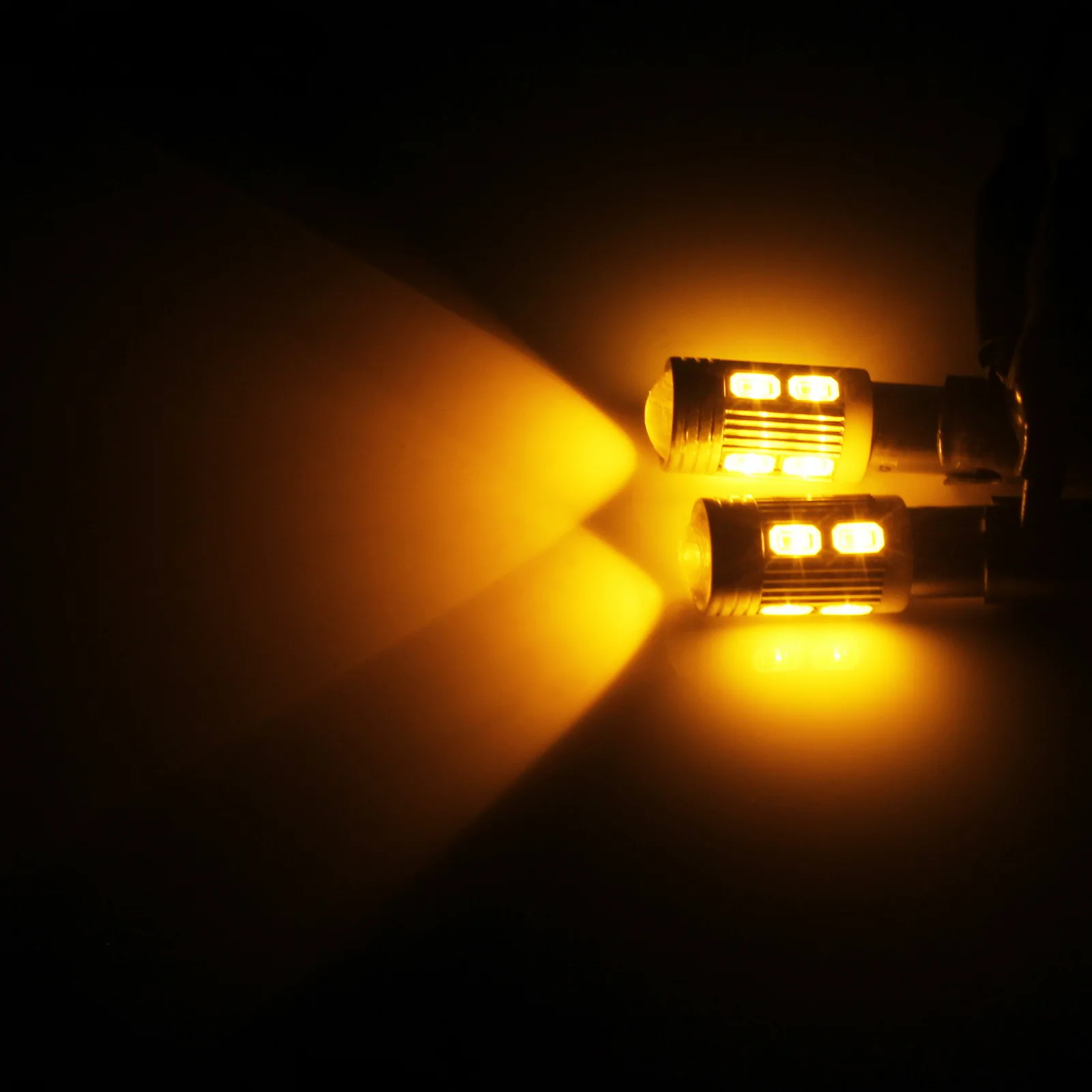 Светодиодная лампа ANGRONG H21W BAY9s 10SMD 2 шт. передний индикатор задний боковой свет