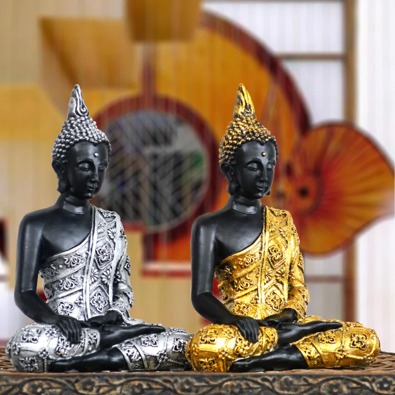 Thai Buddha Meditating Peace Harmony Statue | Дом и сад