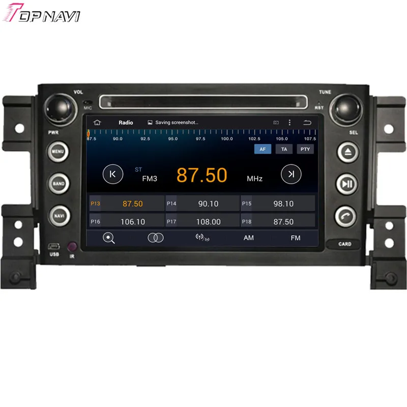 Topnavi 7''Quad Core Android 6 0 Автомобильный DVD проигрыватель для SUZUKI GRAND VITARA 2005