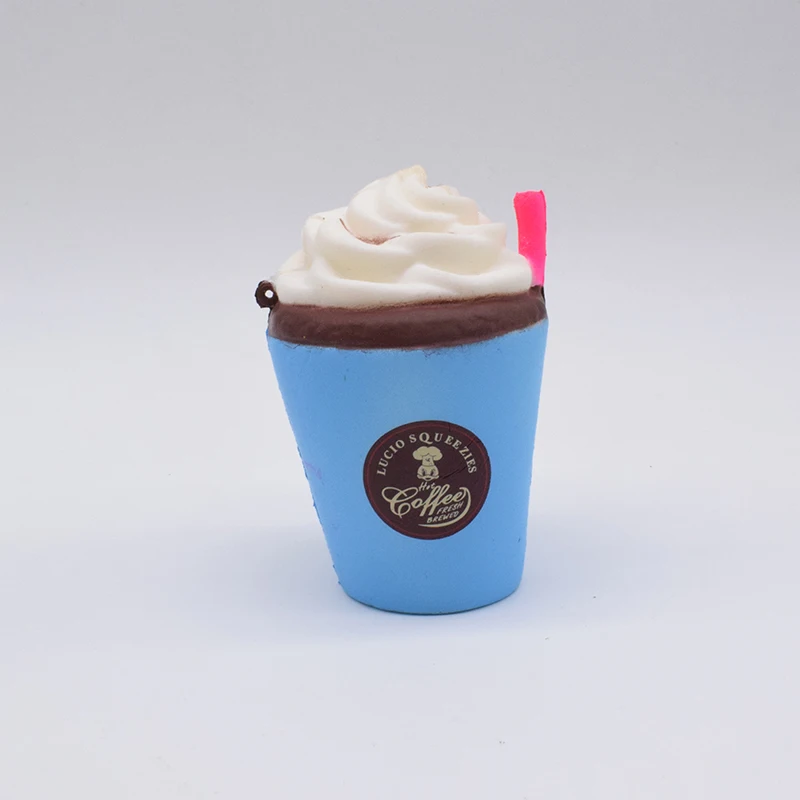 Мягкое кофе антистрессовые игрушки для детей забавные Icecream squeisy Squeeze сжимаемые игрушки медленно растущие гаджеты дети реквизит подарок