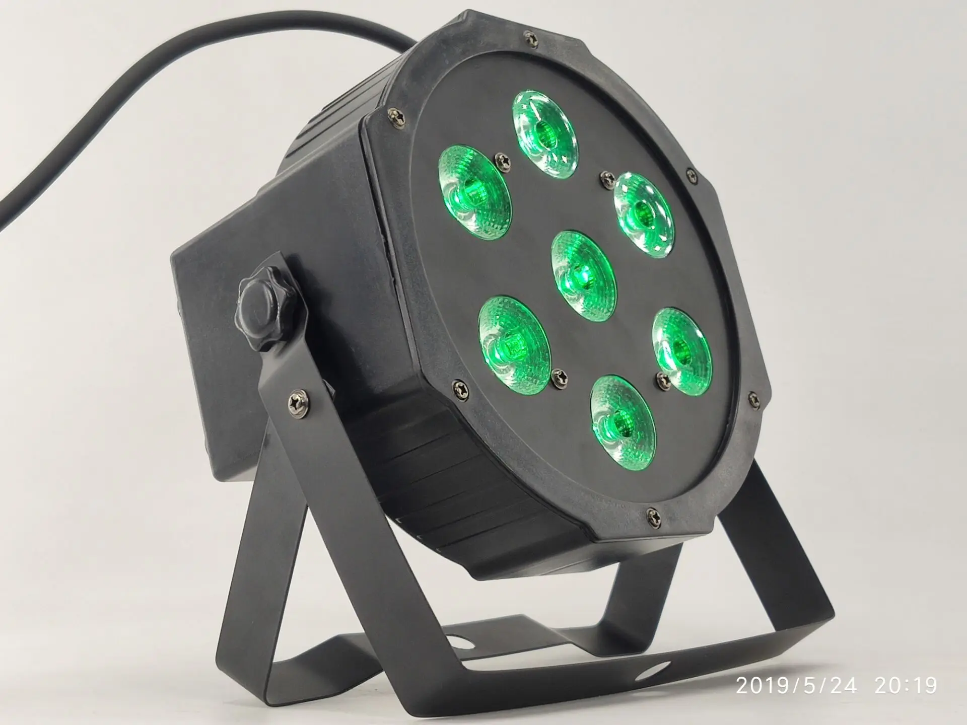 RGBW 7X12W светодиодный светильник Par плоский par dmx512 управляемый сценический