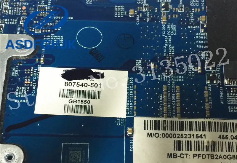 Материнская плата для ноутбука 807540-501 HP Envy M6-W014 x360 материнская 448.04805.0021 DDR3L GT930M SR23W