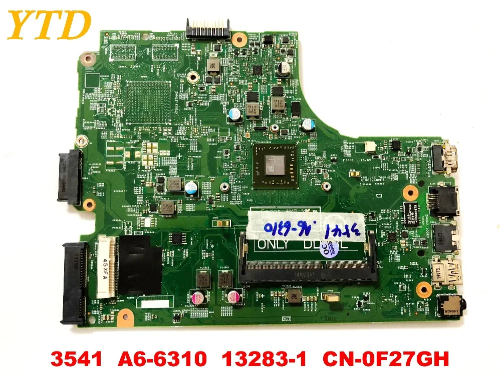 

Оригинальный Для DELL 3541 Материнская плата ноутбука 3541 A6-6310 13283-1 CN-0F27GH испытанное хорошее Бесплатная доставка
