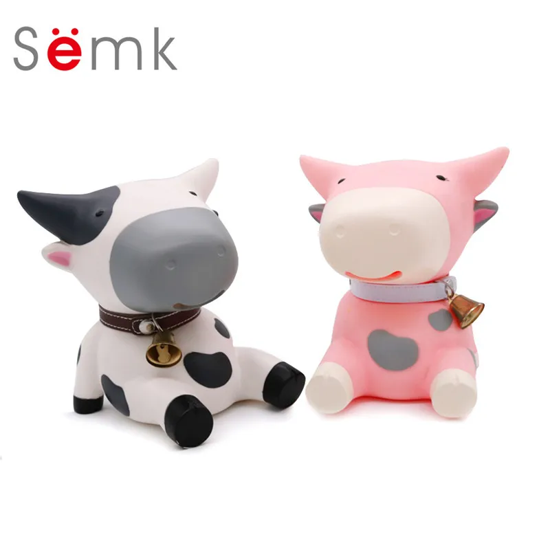 Пятнистый расцветкой под молочную корову из денежный ящик PVC в разобранном виде