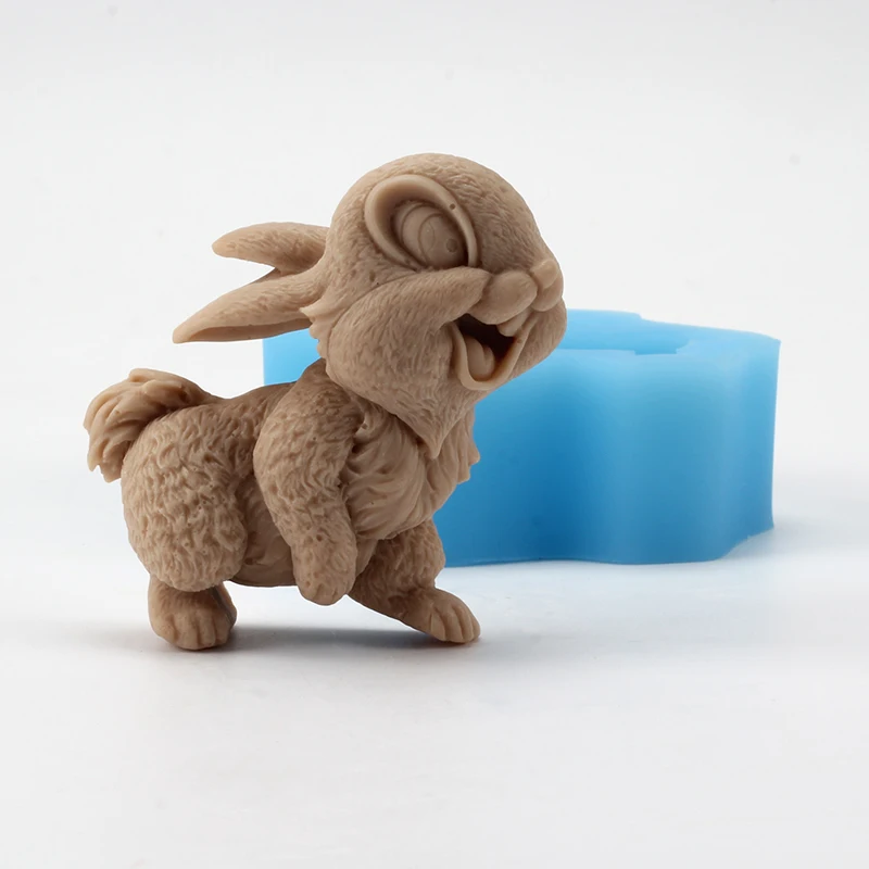 Soap Silicone Mold Rabbit Shape Craft Resin Mould