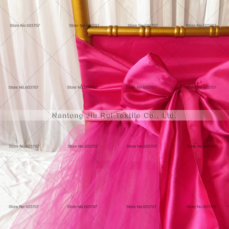 5pcs New Desgin TuTu Tulle Chiavari Tutu Chaiur Skirt Wooden Chair Cover For Birthday Use Party | Дом и сад