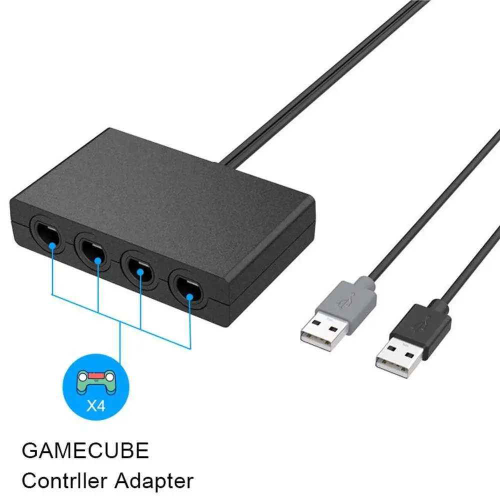 4-портовый контроллер GameCube для Nintendo Switch Wii U и PC - USB конвертер