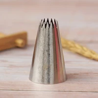 6ft large size open star piping nozzle cake decorating pastry icing tips bakeware kitchen cookies tools stainless steel
